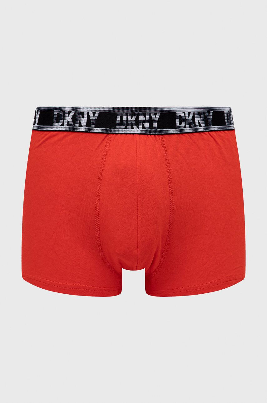 DKNY Boxerky pánske červená farba - Pepit.sk