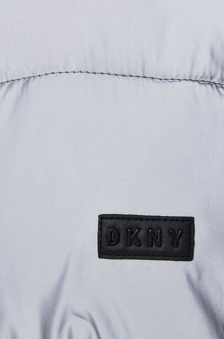 DKNY Bunda pánska šedá farba zimná - Pepit.sk