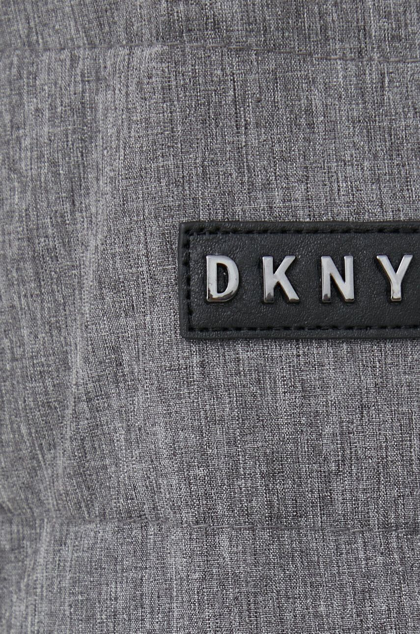 DKNY Bunda pánska šedá farba prechodná - Pepit.sk