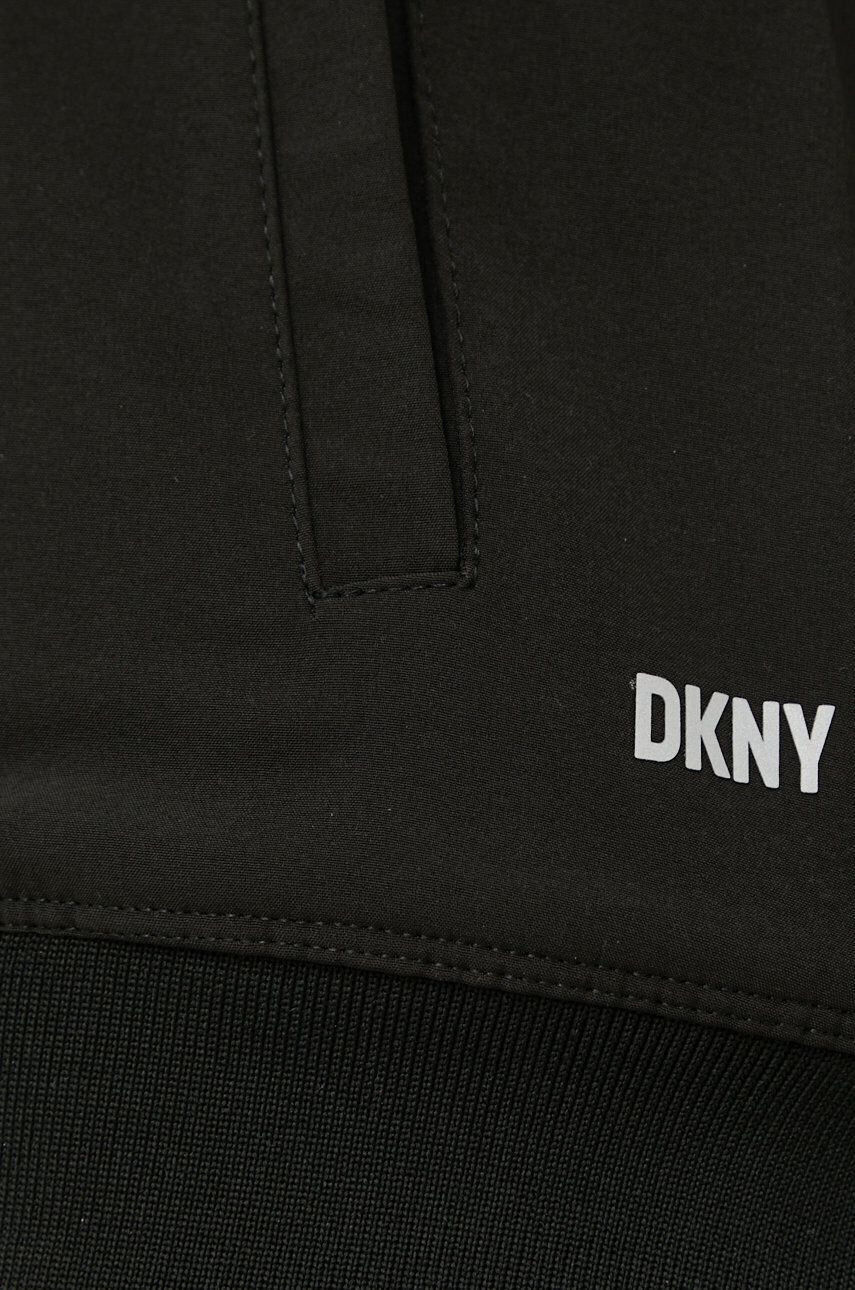 DKNY Bunda bomber čierna farba prechodná - Pepit.sk