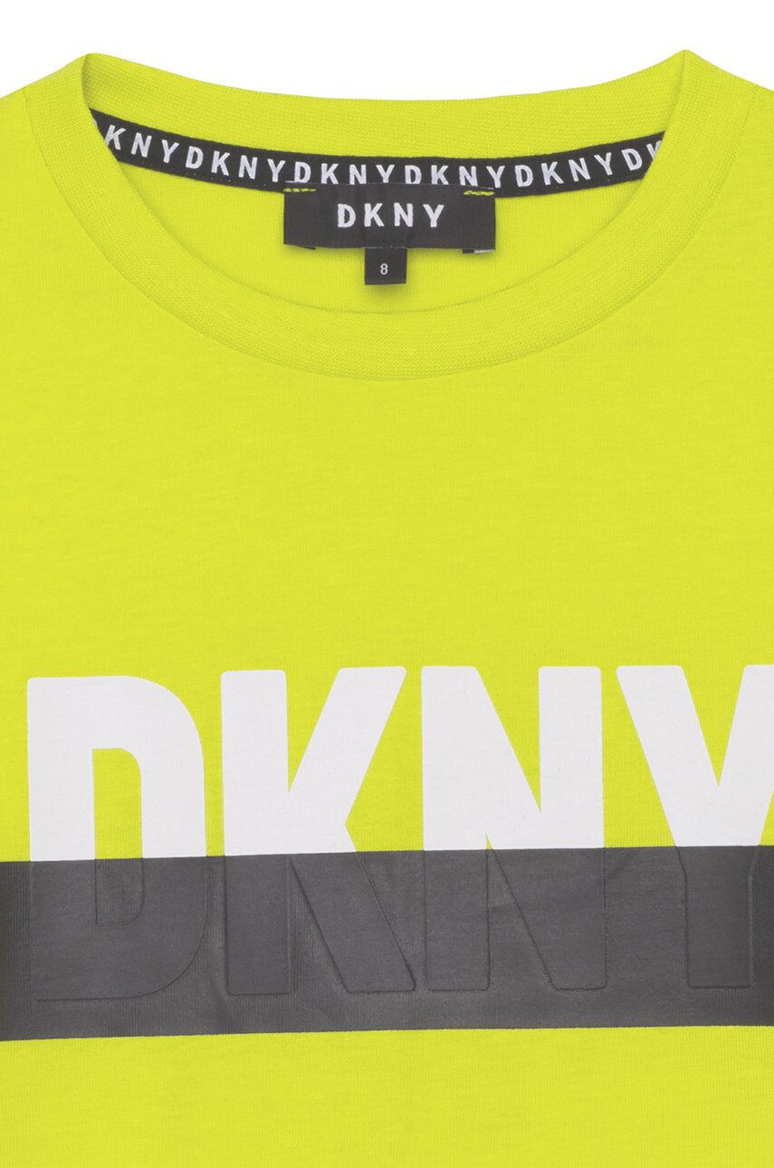 DKNY Detská bavlnená košeľa s dlhým rukávom - Pepit.sk