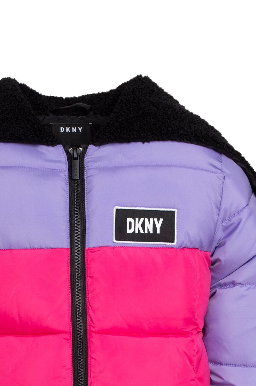 DKNY Detská bunda ružová farba - Pepit.sk