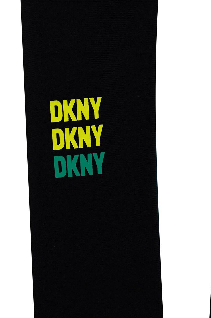 DKNY Detské legíny tyrkysová farba vzorované - Pepit.sk