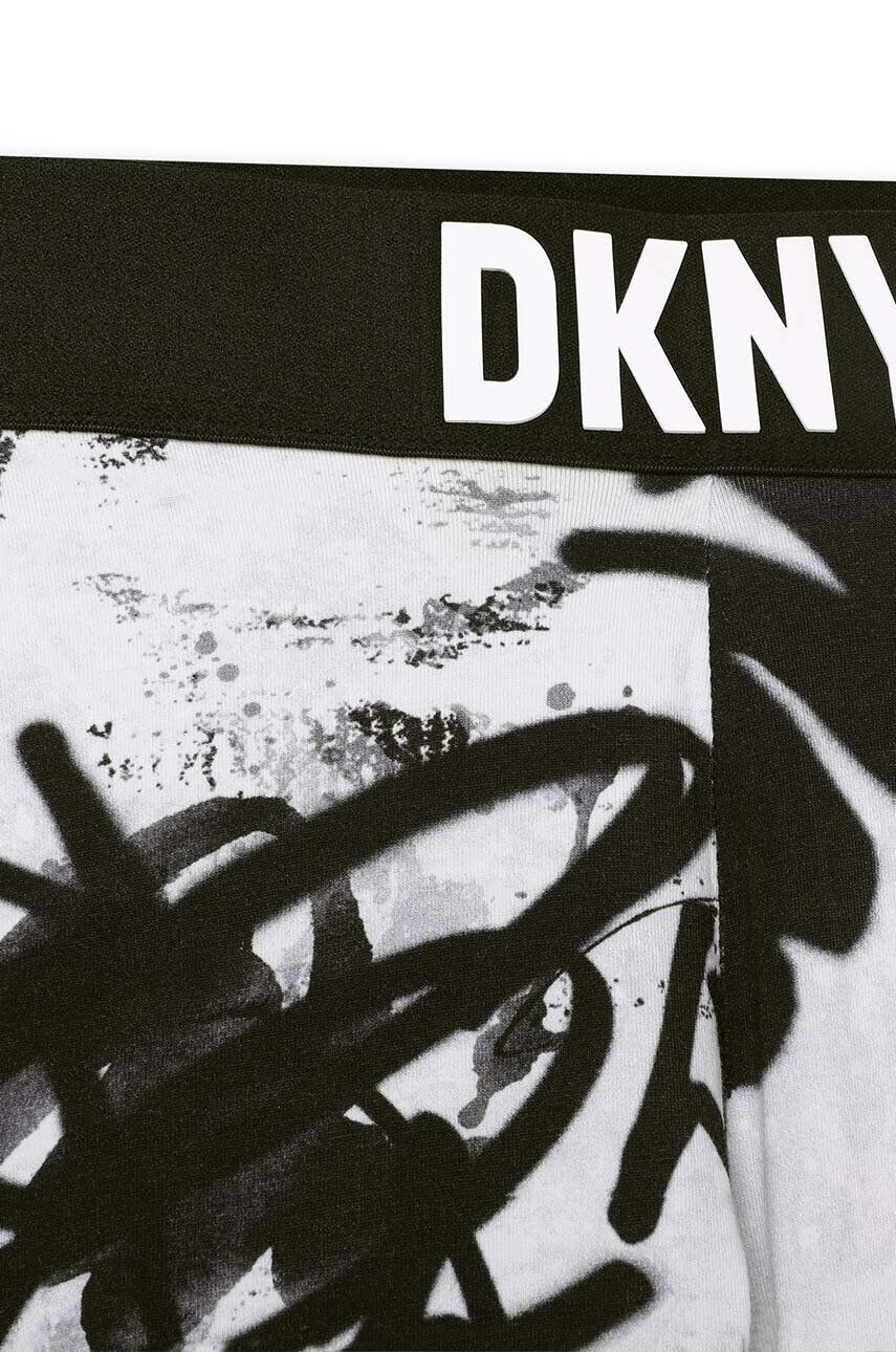 DKNY Detské legíny biela farba vzorované - Pepit.sk