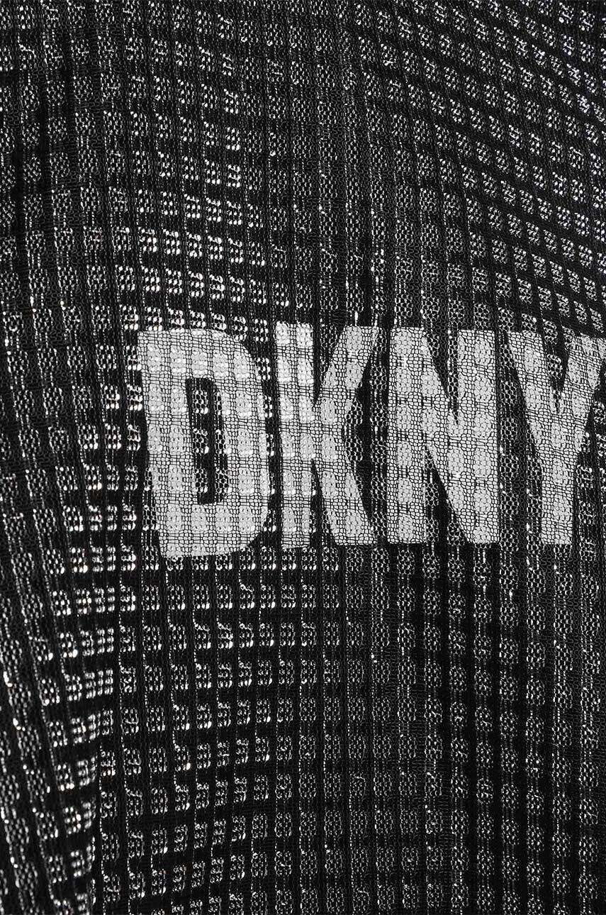 DKNY Detské tričko šedá farba - Pepit.sk