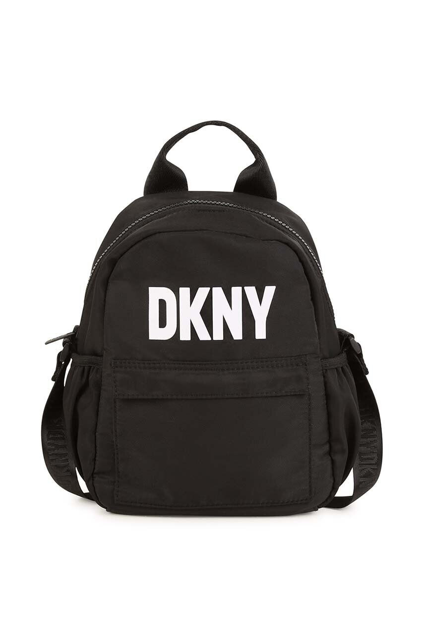 DKNY Detský ruksak čierna farba malý s potlačou - Pepit.sk