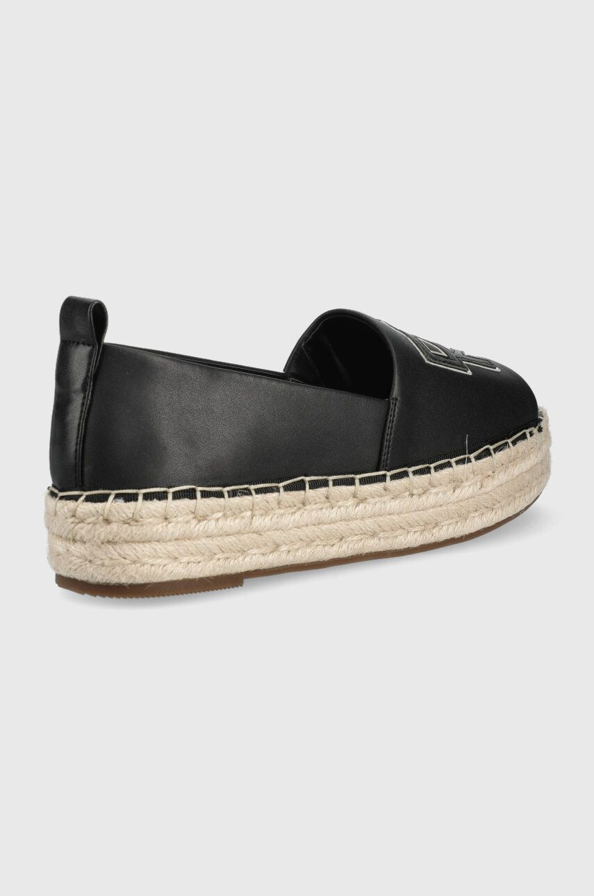 DKNY Espadrilky Maddy čierna farba na platforme - Pepit.sk