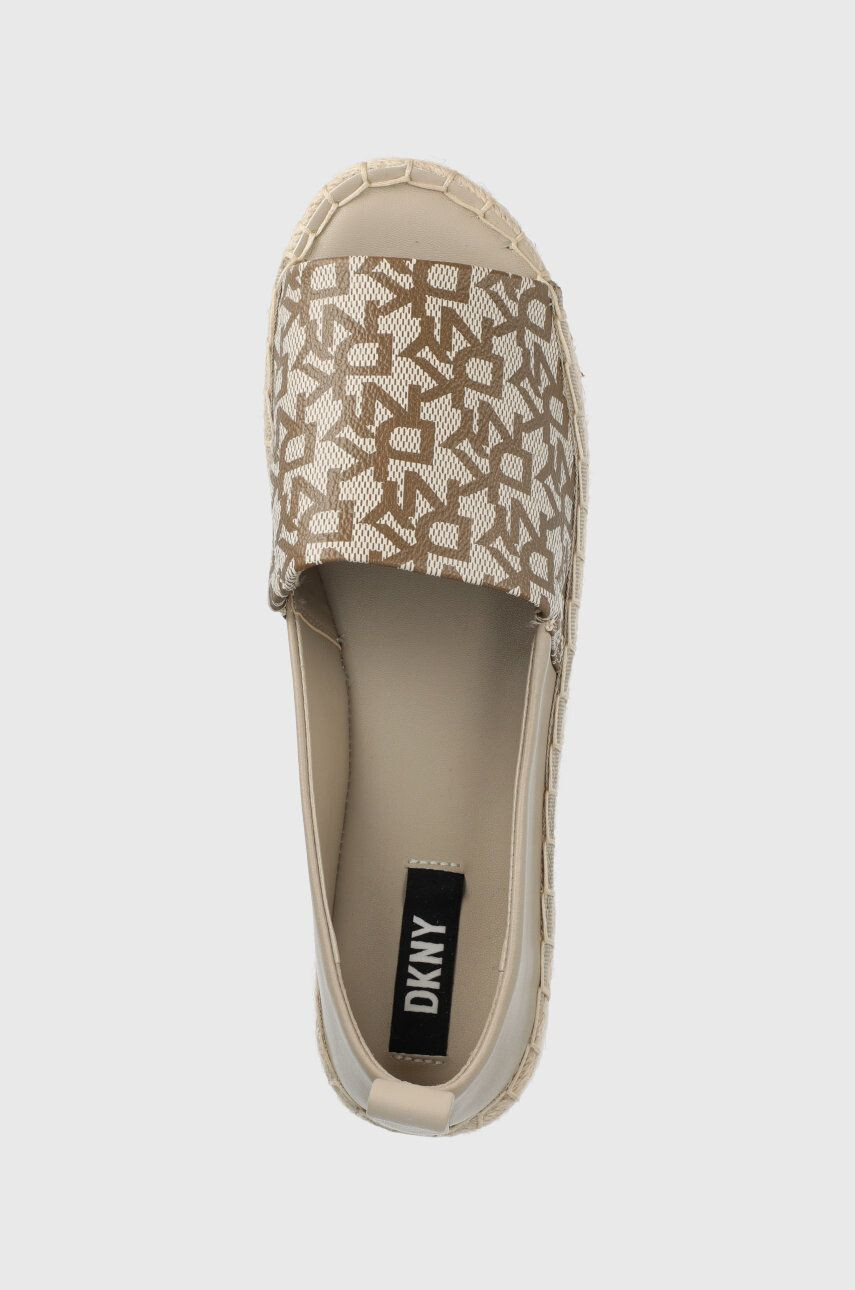 DKNY Espadrilky Magan béžová farba na platforme - Pepit.sk