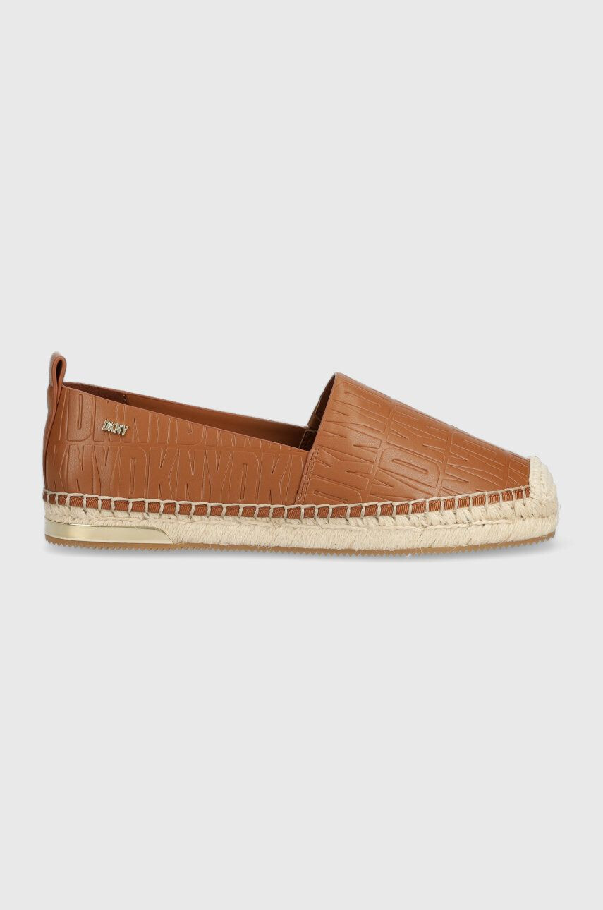 DKNY Espadrilky MAKALINA hnedá farba K4299042 - Pepit.sk