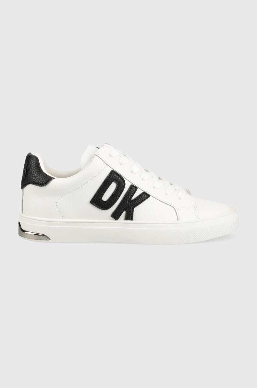 DKNY Kožené tenisky ABENI biela farba K1300916 - Pepit.sk