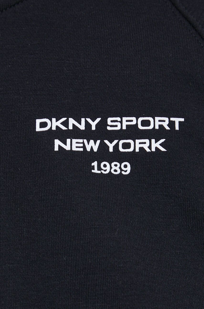 DKNY Mikina dámska čierna farba s potlačou - Pepit.sk