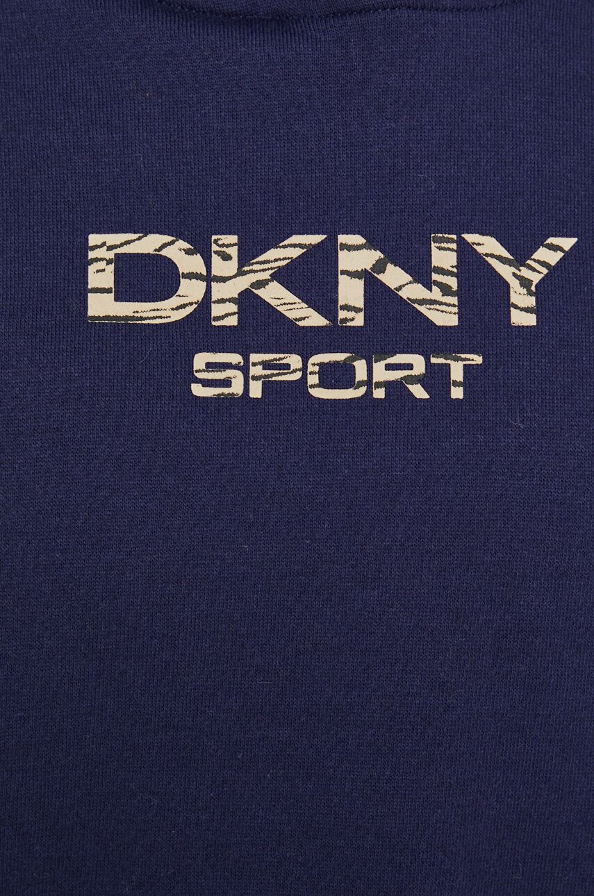 DKNY Mikina dámska ružová farba jednofarebná - Pepit.sk