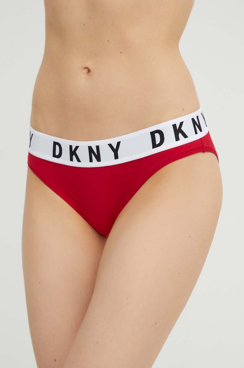 DKNY Nohavičky bordová farba - Pepit.sk