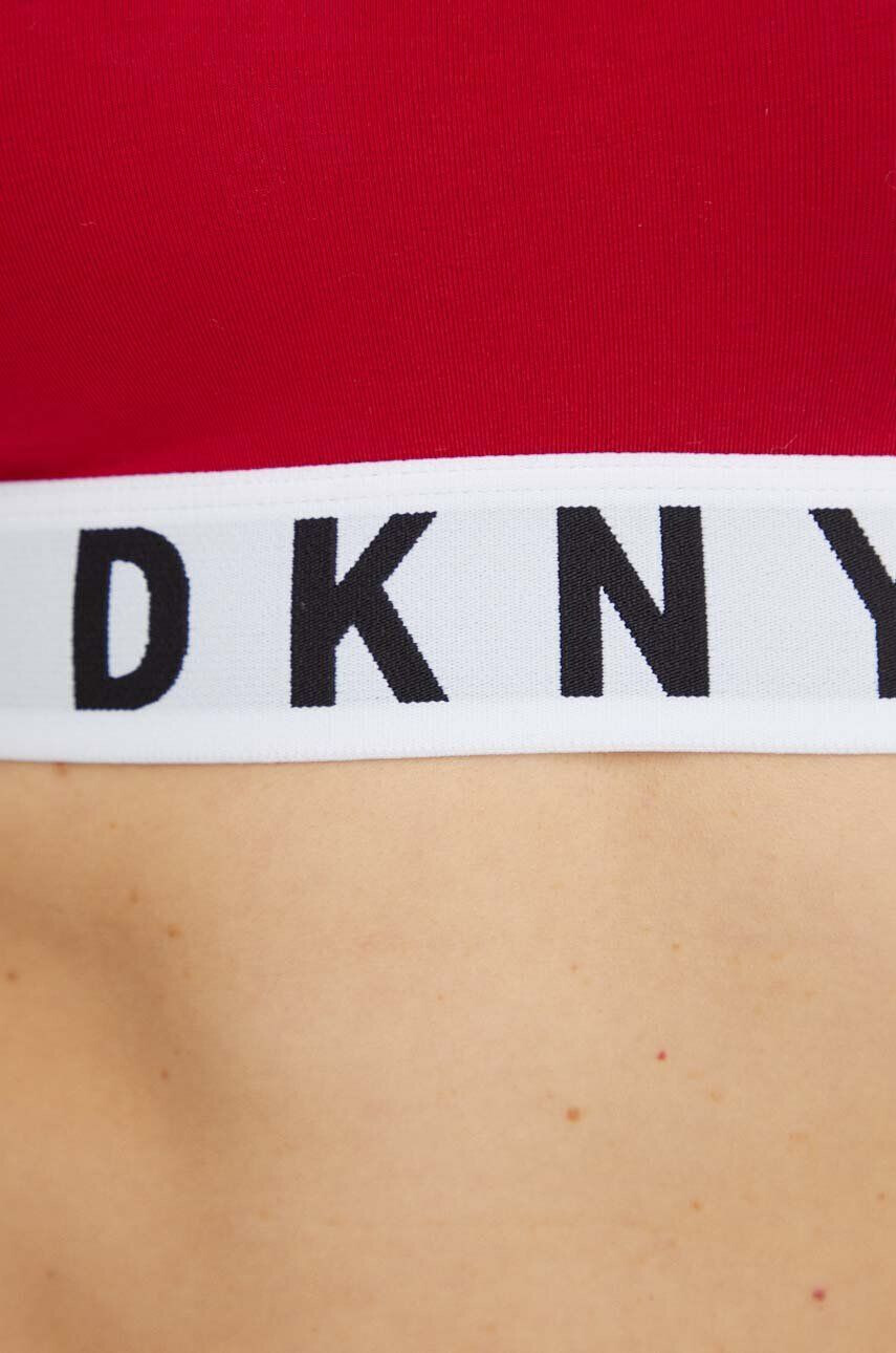 DKNY Podprsenka bordová farba jednofarebný - Pepit.sk