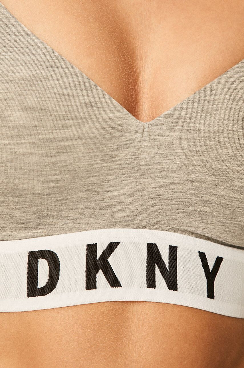 DKNY Podprsenka šedá farba jednofarebná - Pepit.sk