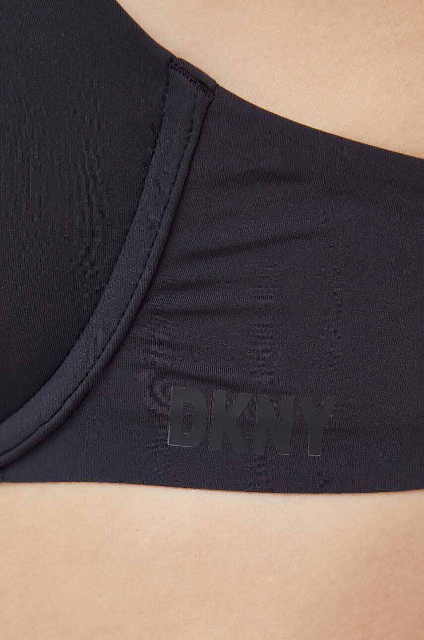 DKNY Podprsenka čierna farba jednofarebný - Pepit.sk