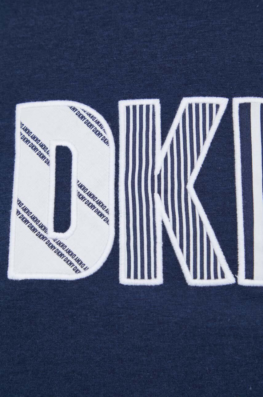 DKNY Pyžamo dámska tmavomodrá farba - Pepit.sk