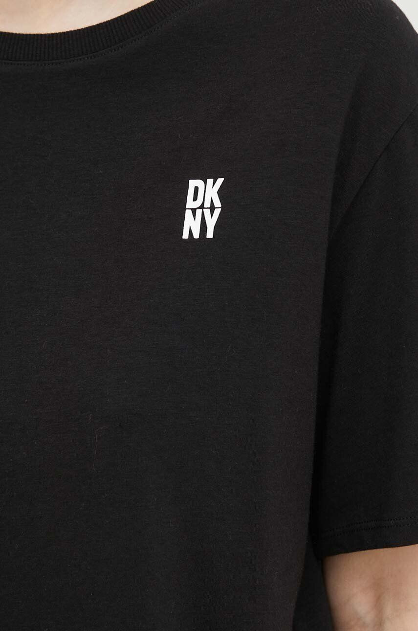 DKNY Pyžamo dámska čierna farba - Pepit.sk