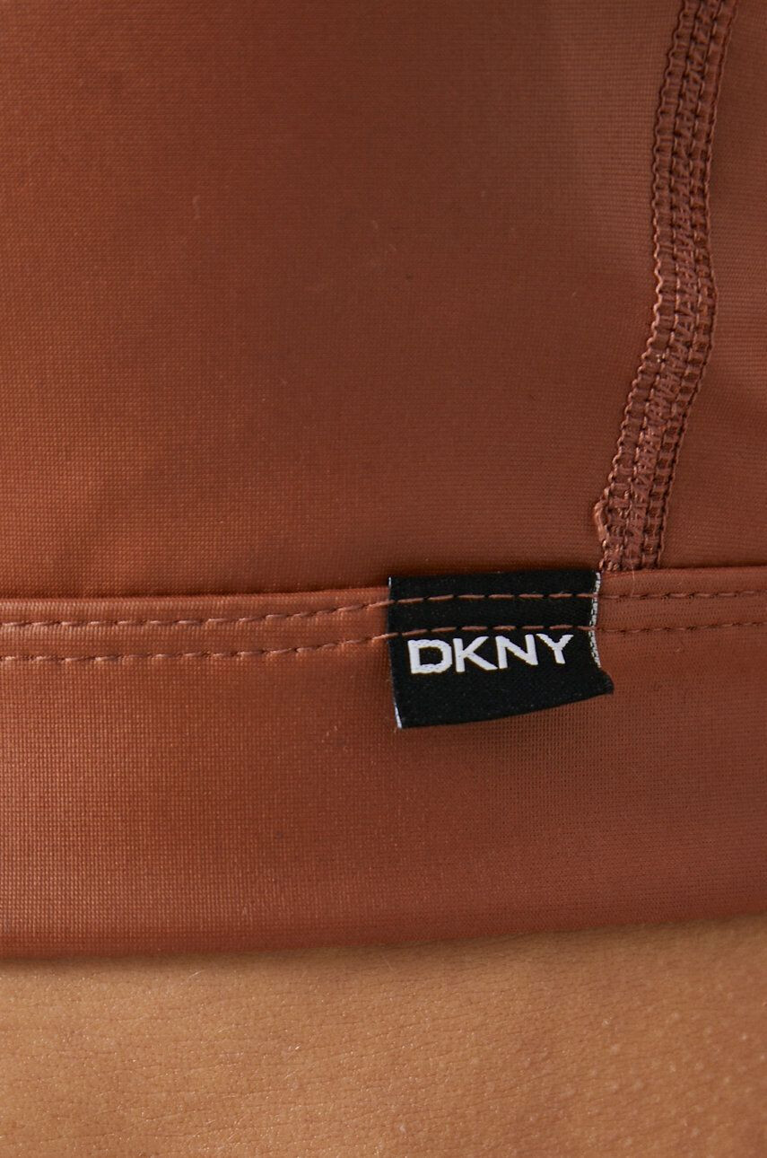 DKNY Športová podprsenka tyrkysová farba vzorovaná - Pepit.sk