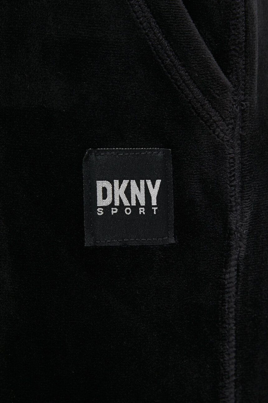 DKNY Tepláky čierna farba jednofarebné - Pepit.sk