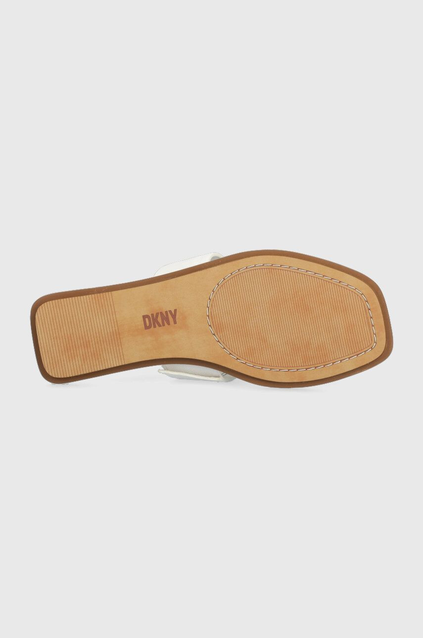 DKNY Žabky DEJA dámske biela farba na plochom podpätku K4287301 - Pepit.sk