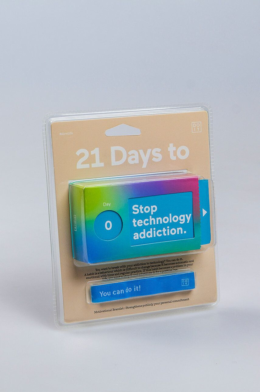 DOIY Motivačné kartičky 21 Days To Stop Tech Addiction - Pepit.sk