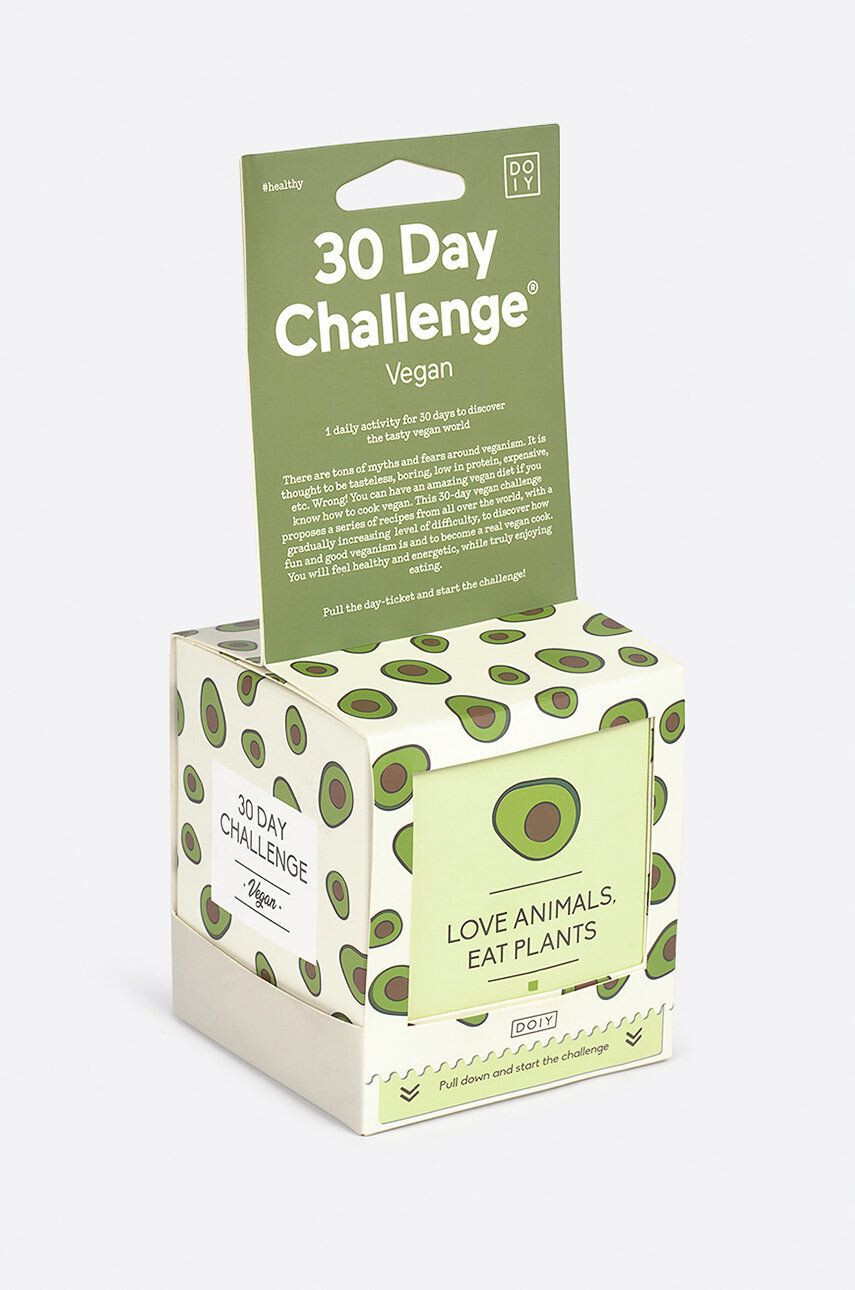 DOIY Sada kartičiek 30 Day Vegan Challenge - Pepit.sk