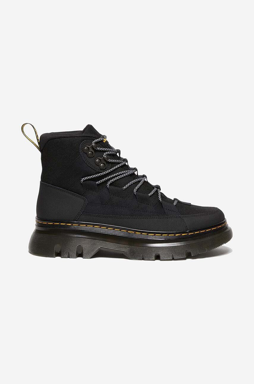 Dr. Martens Členkové topánky Boury dámske čierna farba na plochom podpätku DM27831001 - Pepit.sk