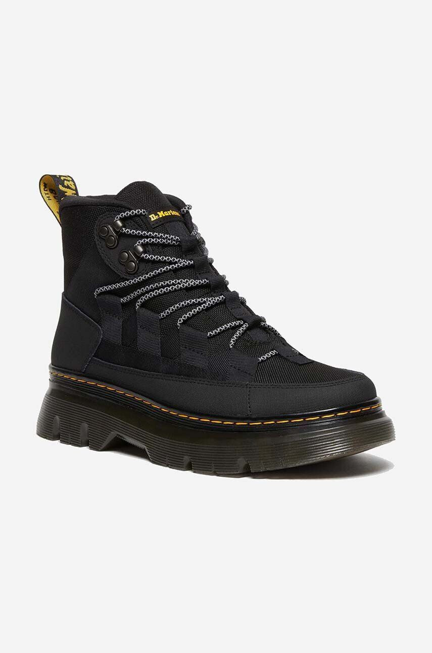 Dr. Martens Členkové topánky Boury dámske čierna farba na plochom podpätku DM27831001 - Pepit.sk