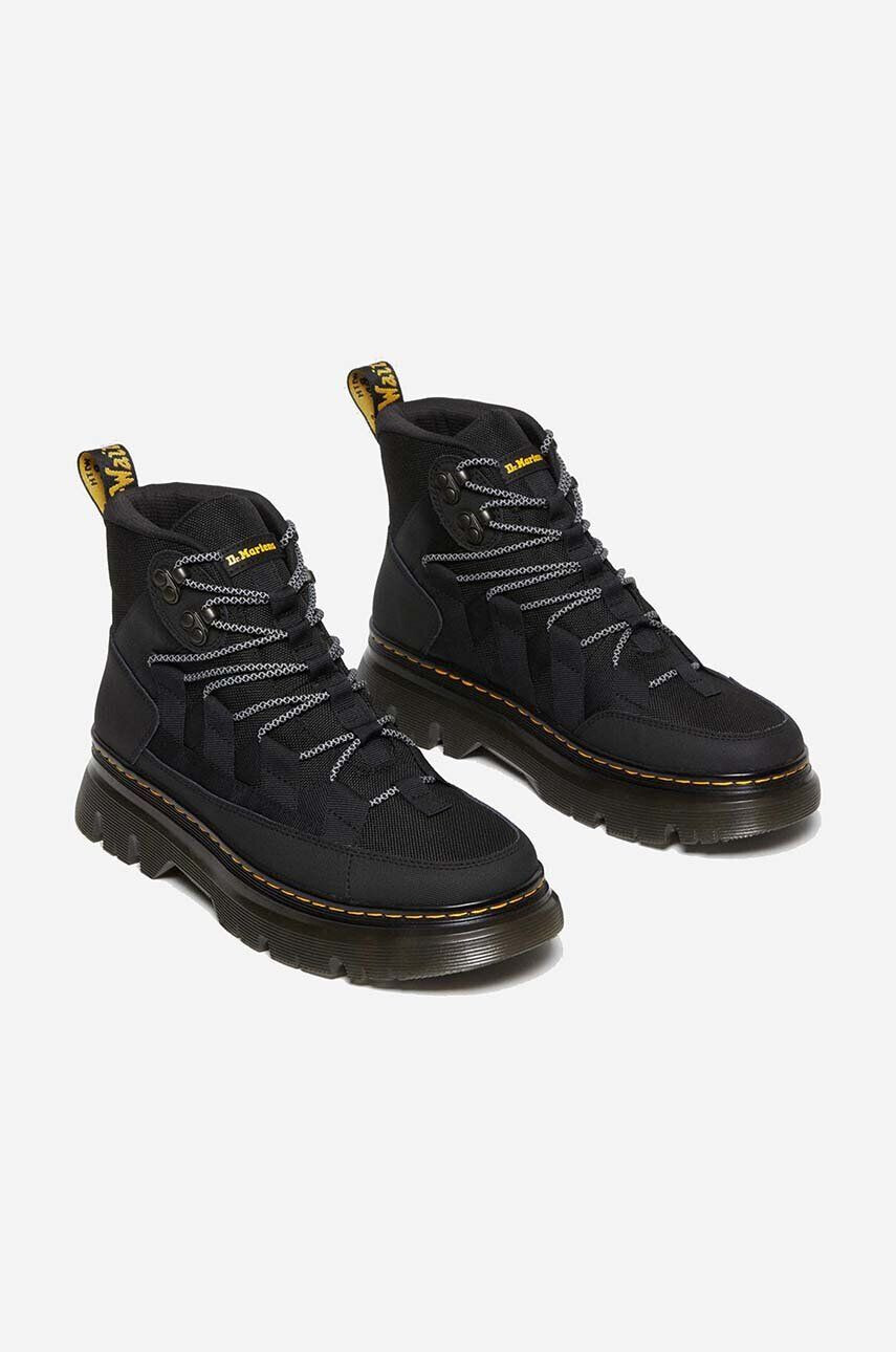 Dr. Martens Členkové topánky Boury dámske čierna farba na plochom podpätku DM27831001 - Pepit.sk