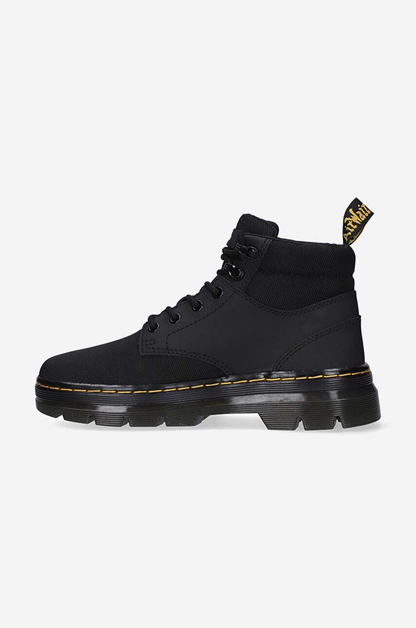 Dr. Martens Členkové topánky Rakim 27109001-black dámske čierna farba na plochom podpätku - Pepit.sk