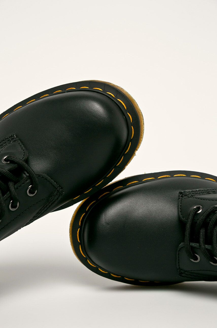 Dr. Martens Kožené workery 1460 Nappa dámske čierna farba na plochom podpätku - Pepit.sk