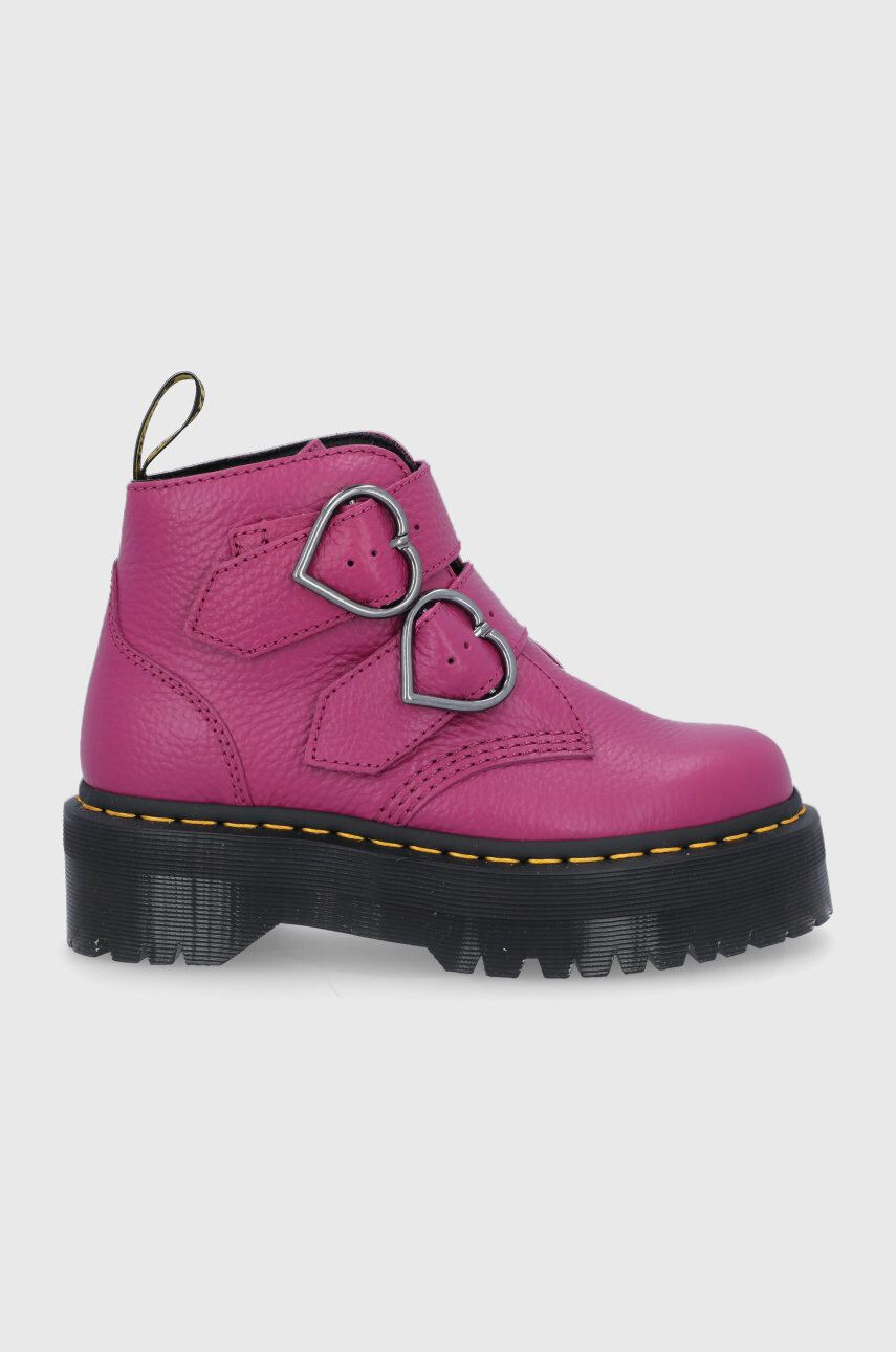 Dr. Martens Kožené členkové topánky Devon Heart - Pepit.sk