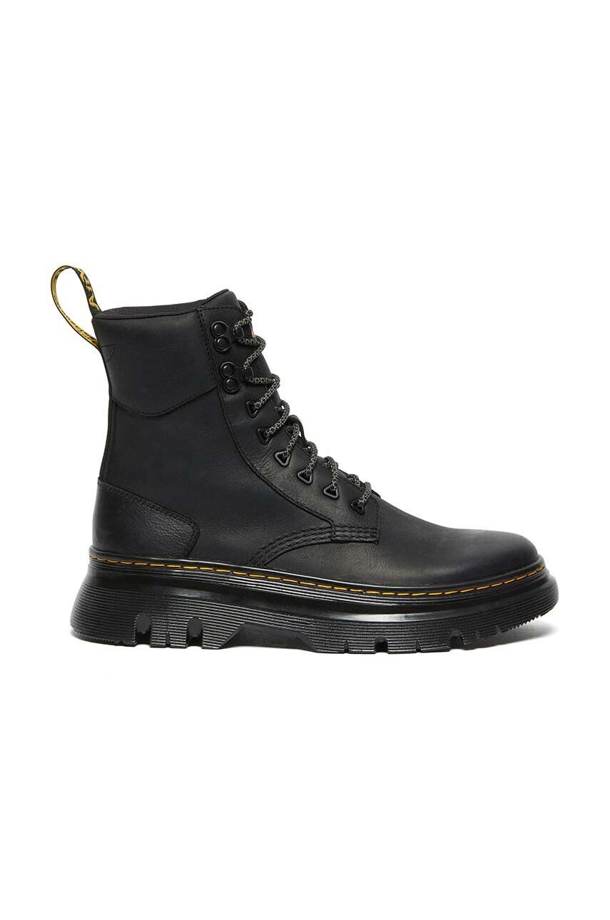 Dr. Martens Kožené členkové topánky Tarik dámske čierna farba na plochom podpätku DM27021001 - Pepit.sk