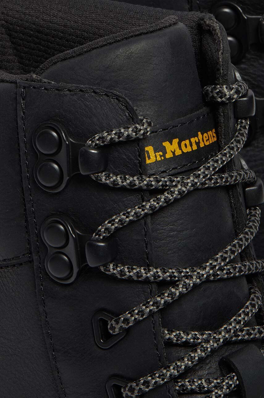 Dr. Martens Kožené členkové topánky Tarik dámske čierna farba na plochom podpätku DM27021001 - Pepit.sk