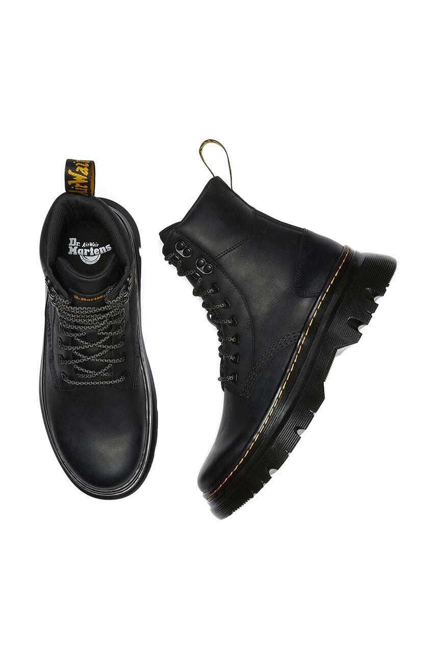 Dr. Martens Kožené členkové topánky Tarik dámske čierna farba na plochom podpätku DM27021001 - Pepit.sk