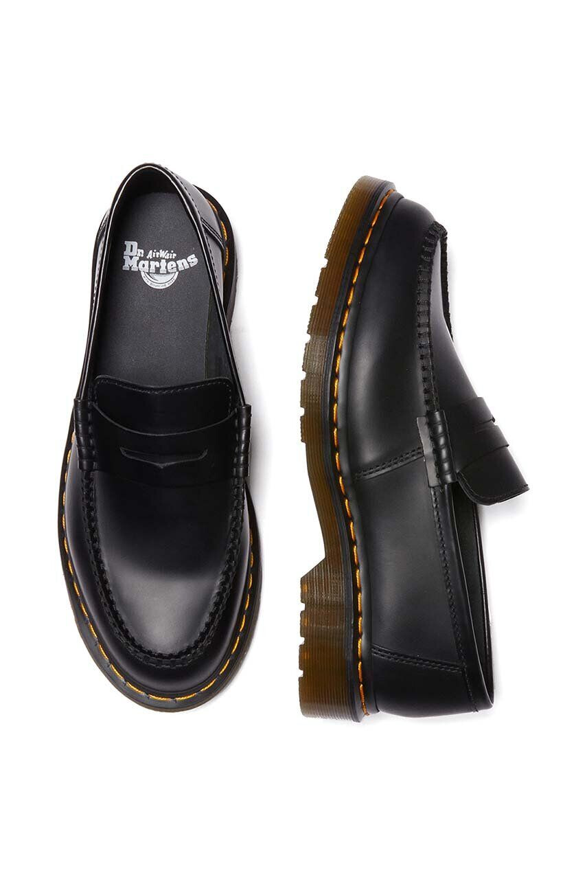 Dr. Martens Kožené mokasíny Penton čierna farba DM30980001 - Pepit.sk