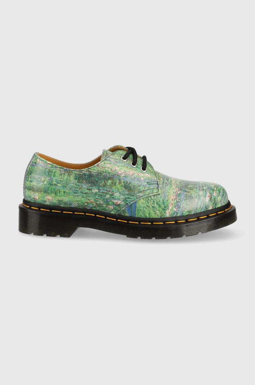 Dr. Martens Kožené poltopánky The National Gallery 1461 Lily Pond Shoes - Pepit.sk