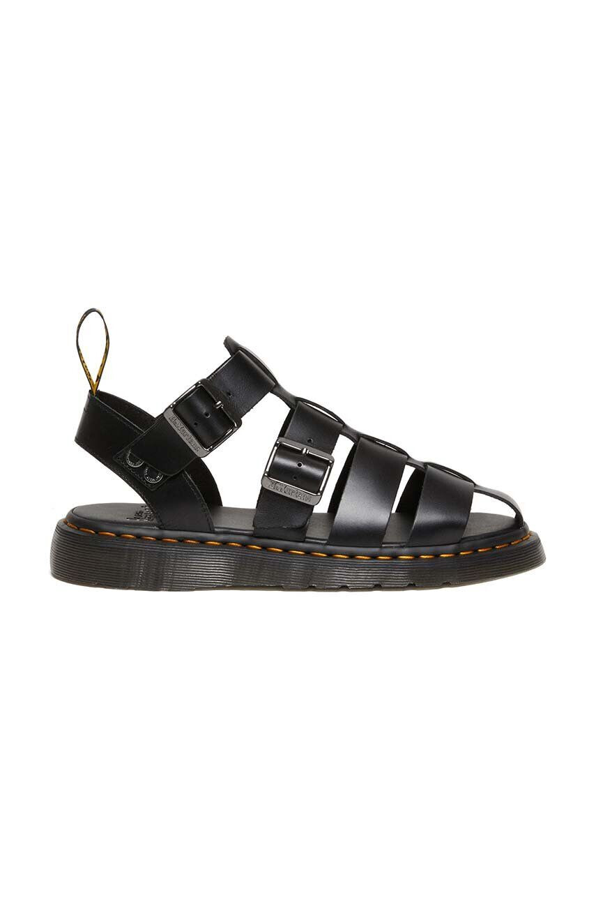 Dr. Martens Kožené sandále Garin DM30766001-Black dámske čierna farba DM30766001 - Pepit.sk