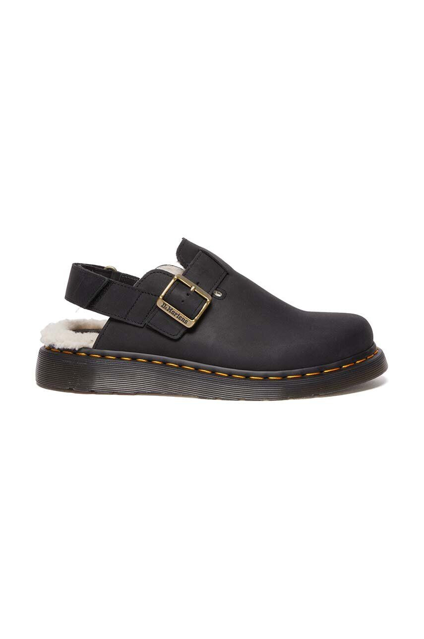 Dr. Martens Kožené sandále Jorge II čierna farba DM31264001 - Pepit.sk