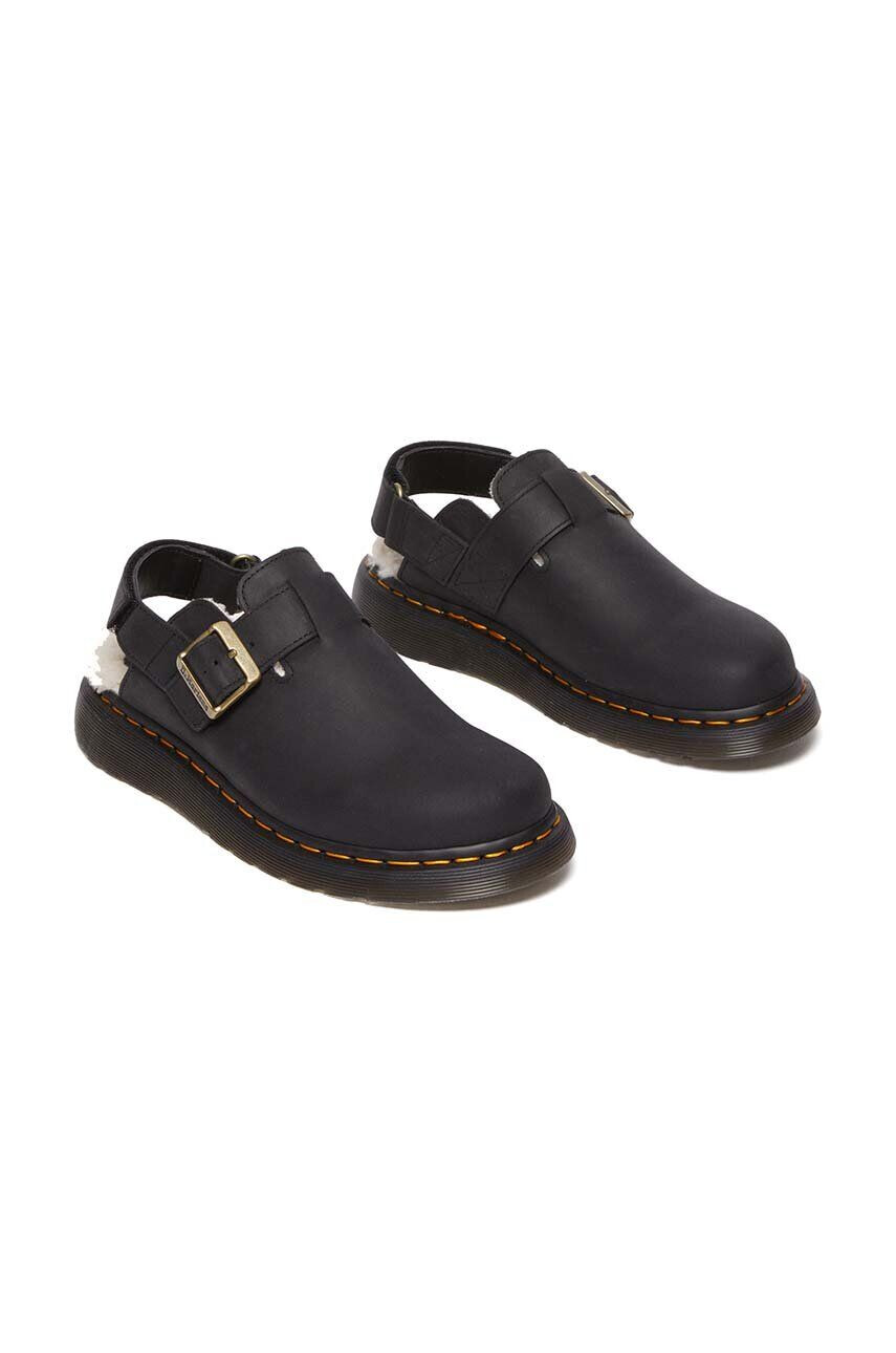 Dr. Martens Kožené sandále Jorge II čierna farba DM31264001 - Pepit.sk