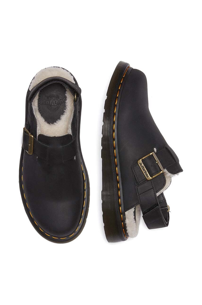 Dr. Martens Kožené sandále Jorge II čierna farba DM31264001 - Pepit.sk