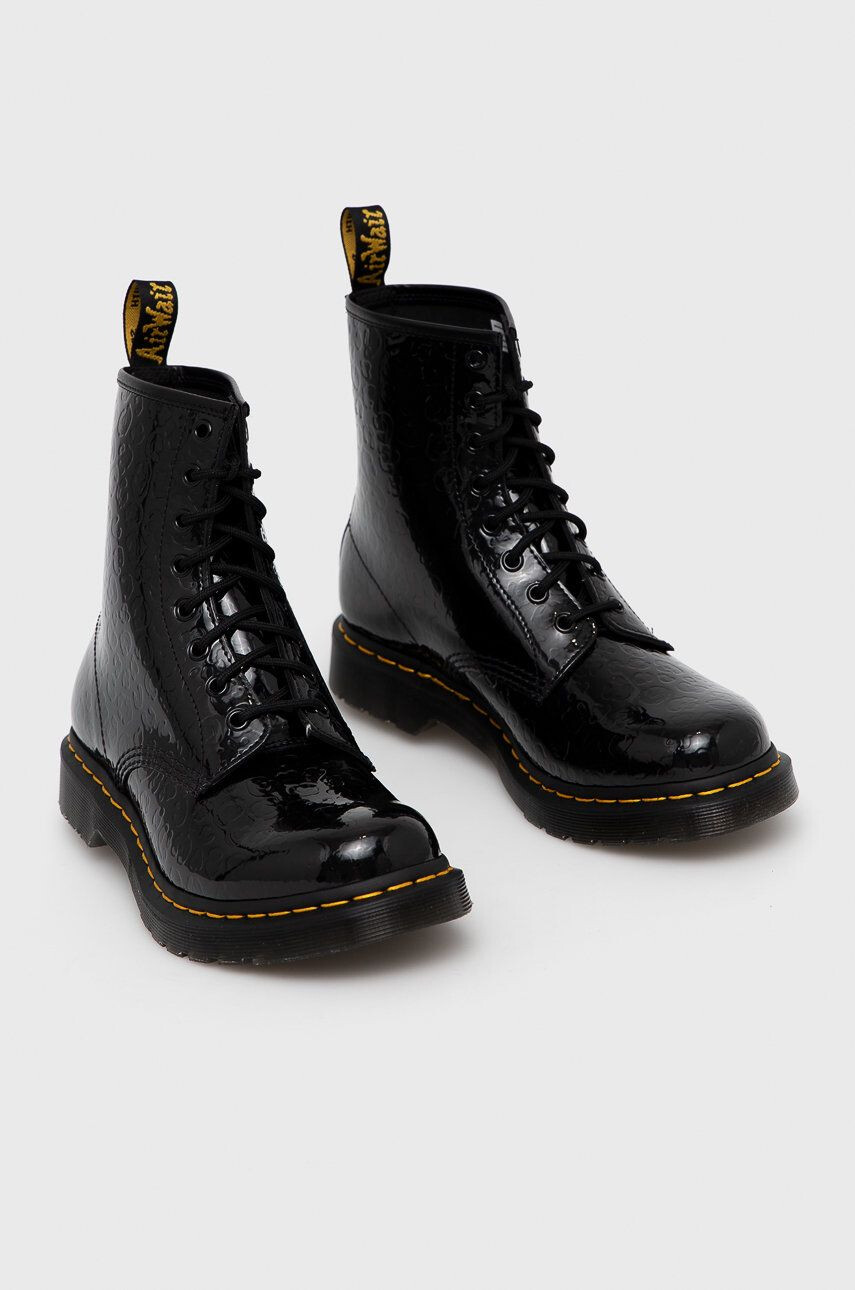 Dr. Martens Kožené workery 1460 11822203-Gaucho dámske hnedá farba na plochom podpätku - Pepit.sk