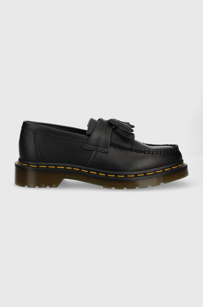 Dr. Martens Mokasíny Vegan Adrian dámske čierna farba na plochom podpätku DM30744001 - Pepit.sk