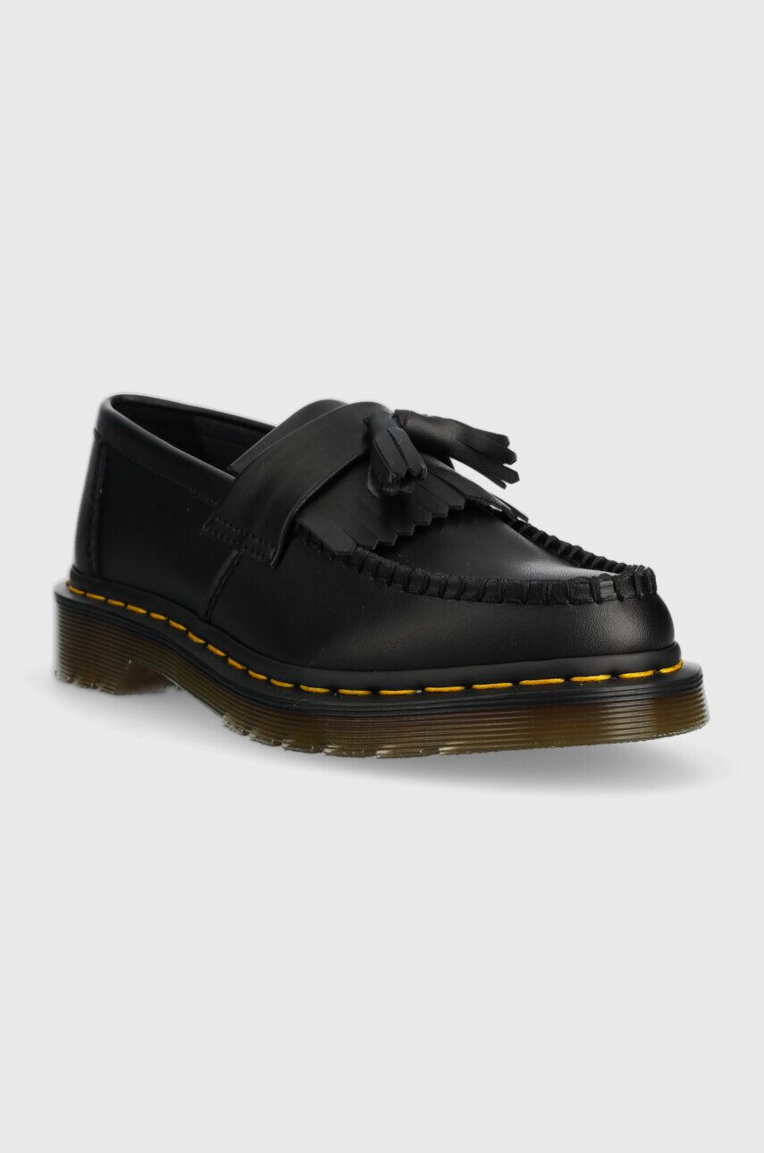 Dr. Martens Mokasíny Vegan Adrian dámske čierna farba na plochom podpätku DM30744001 - Pepit.sk