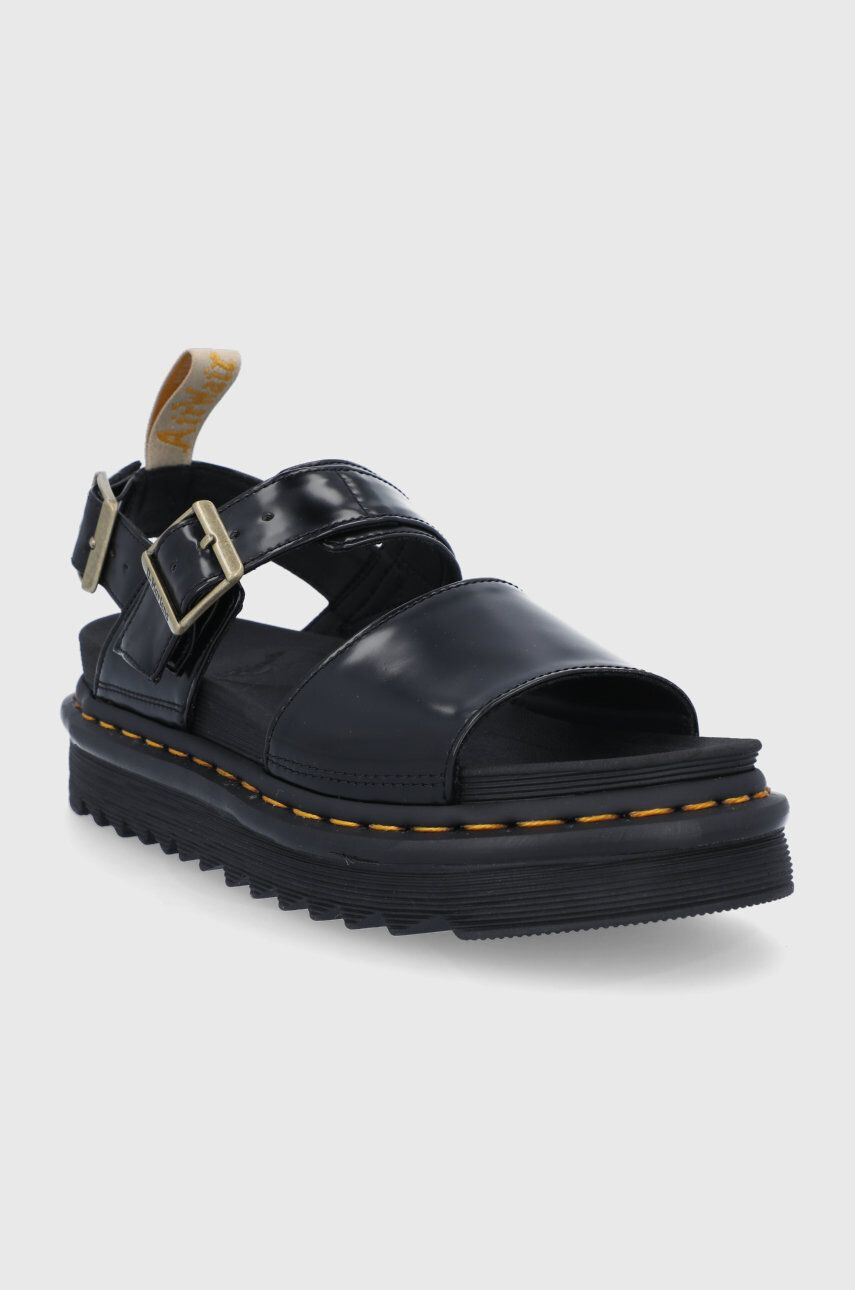 Dr. Martens Sandále Vegan Voss DM26803001.Vegan.Voss-Black dámske čierna farba na platforme - Pepit.sk