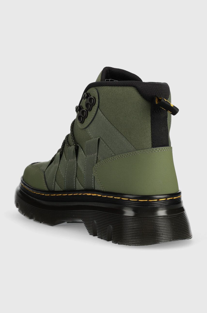 Dr. Martens Workery Boury dámske zelená farba na plochom podpätku - Pepit.sk