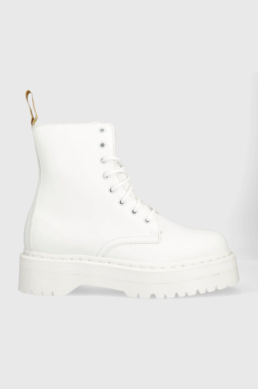 Dr. Martens Workery V Jadon II Mono DM27335113-White dámske biela farba na platforme - Pepit.sk