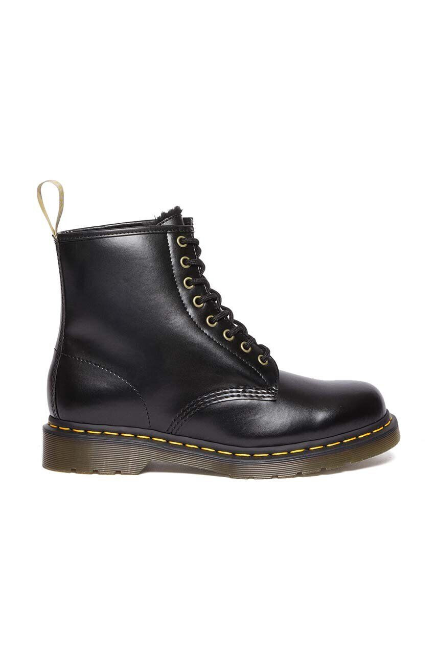 Dr. Martens Workery Vegan 1460 dámske čierna farba na plochom podpätku zateplené DM31136001 - Pepit.sk