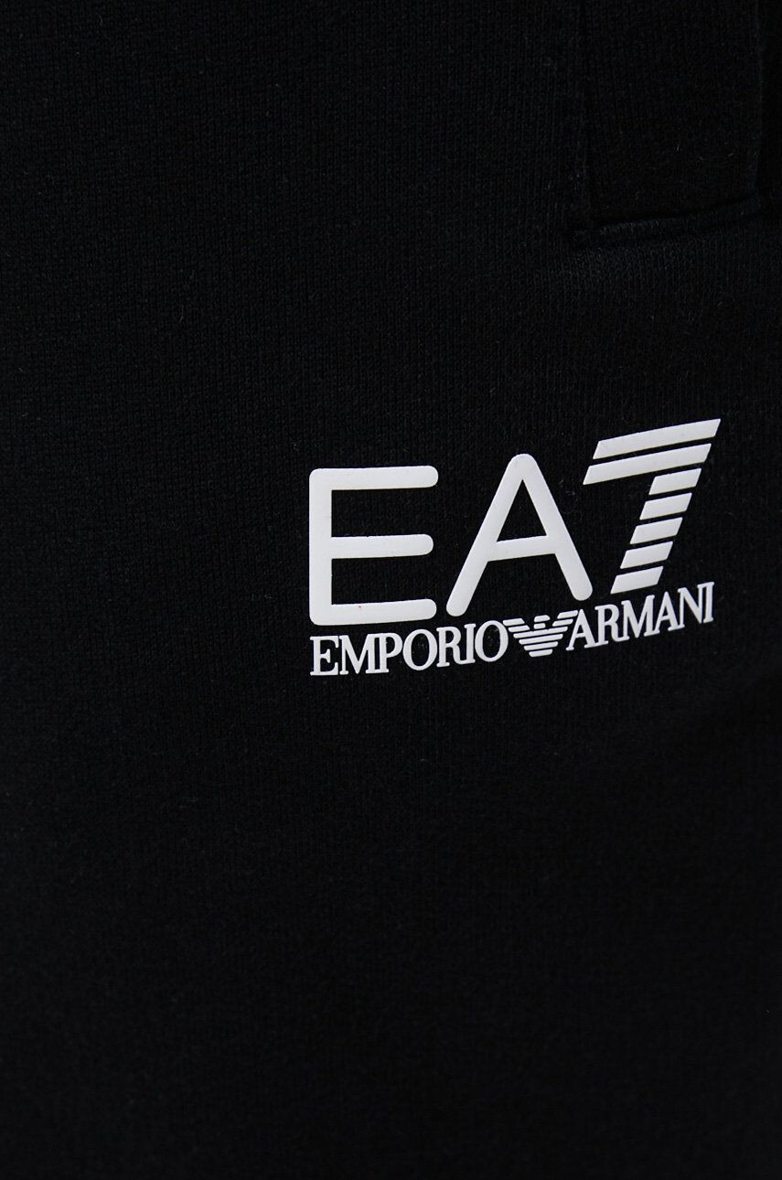 EA7 Emporio Armani Bavlnená tepláková súprava biela farba - Pepit.sk